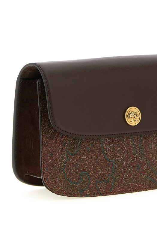 Сумка через плечо «Etro Essential S» Коричневая WP1C0010AA014M0019