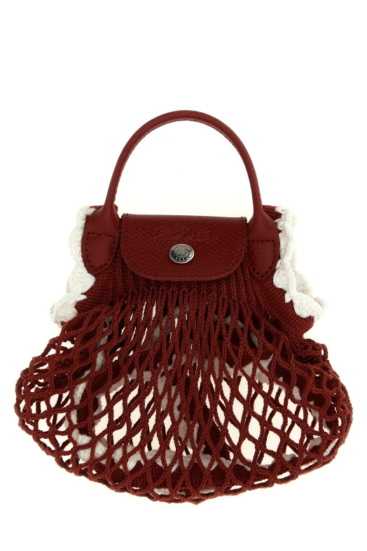 Сумка через плечо XS Le Pliage Filet из сетки, красная 10139HGW213