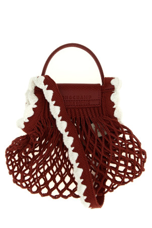 Сумка через плечо XS Le Pliage Filet из сетки, красная 10139HGW213