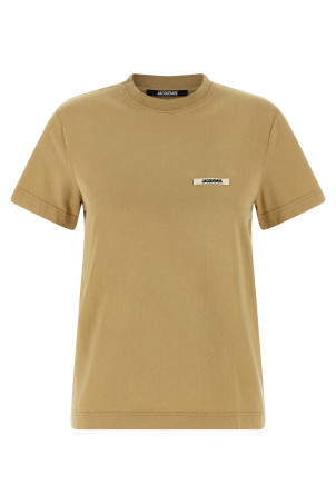 Футболка «Le T-shirt Gros-Grain» Бежевая 25HTSW00550AJ00029180