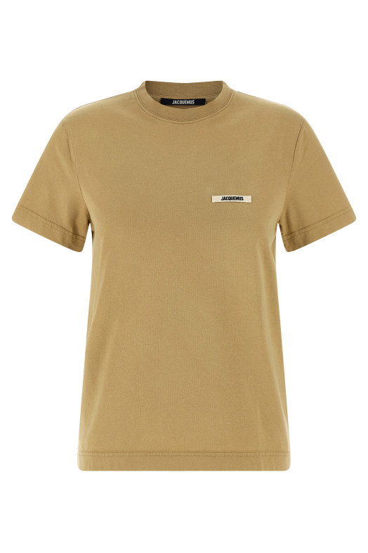 'Le T-shirt Gros-Grain' T-shirt Beige