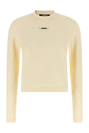 Футболка «Le T-shirt Gros-Grain» Бежева 24ETSW00155AJ00124130