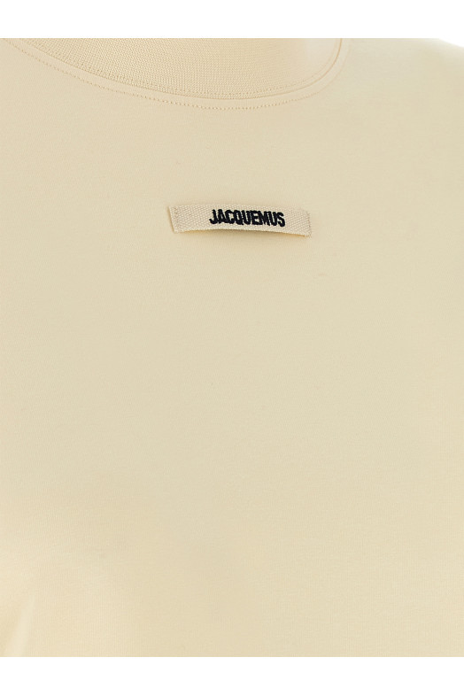 Футболка «Le T-shirt Gros-Grain» Бежева 24ETSW00155AJ00124130