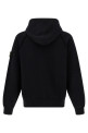 Logo badge hoodie Black