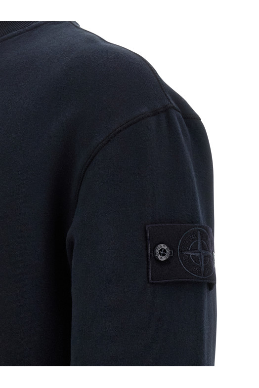 Світшот з логотипом Синій STONE ISLAND K2S156100069S0F28V0020