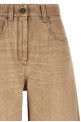 'Wide' jeans Beige