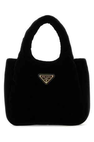 Black velvet handbag Black PRADA (1BA410VCOO2C7P)