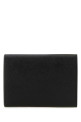 Чорний шкіряний гаманець Black PRADA (1MH042QHH)