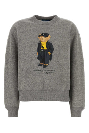 Світшот сірого кольору з бавовняної суміші POLO RALPH LAUREN (211A87104)