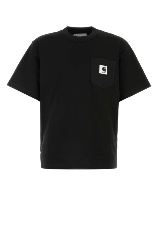 Black cotton Sacai x Carhartt WIP t-shirt SACAI (2500995S)