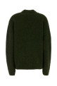Bottle green alpaca blend oversize cardigan DRIES VAN NOTEN (2520112262709)