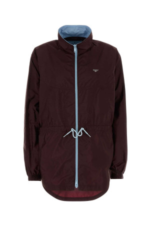 Burgundy Re-Nylon windbreaker PRADA (292332SBAO1WQ9)