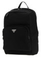 Black Re-Nylon and leather backpack Black PRADA (2VZ1042DMG)
