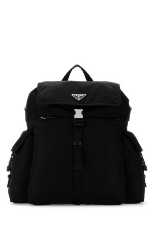 Черный тканевый рюкзак Black PRADA (2VZ1182DW3)