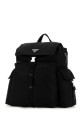 Черный тканевый рюкзак Black PRADA (2VZ1182DW3)