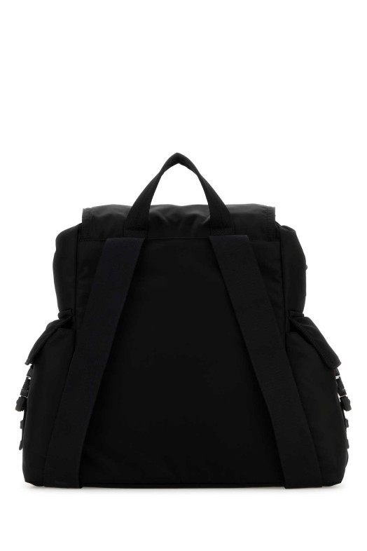 Черный тканевый рюкзак Black PRADA (2VZ1182DW3)