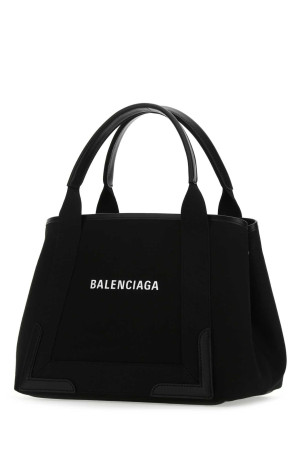 Black canvas small Cabas Navy handbag Black BALENCIAGA (3399332HH3N)