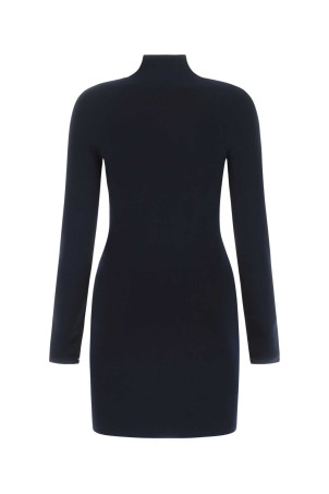 Midnight blue stretch viscose blend mini dress T BY ALEXANDER WANG (4KC4216034)