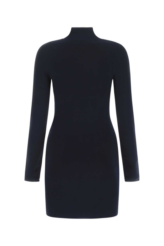 Midnight blue stretch viscose blend mini dress T BY ALEXANDER WANG (4KC4216034)