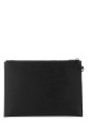 Black leather pouch Black SAINT LAURENT (683865BTY0N)