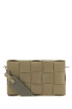 Sage green leather Cassette crossbody bag BOTTEGA VENETA (741777V2XU1)