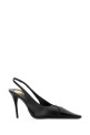 Black leather Babylone 90 pumps Black SAINT LAURENT (806685AAEHI)