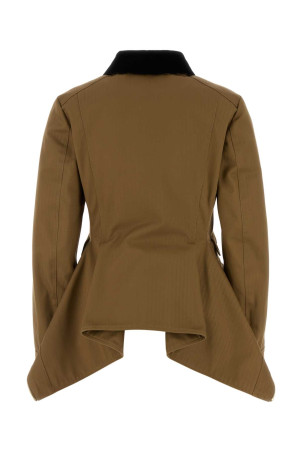 Mud cotton jacket ALEXANDER MCQUEEN (858227QFABR)