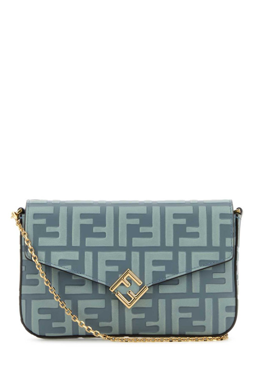 Шкіряний гаманець FF Diamonds з принтом FENDI (8M0509AS42)