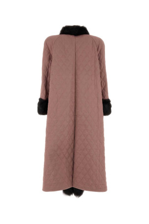 Pink tech satin coat CHLOE (CH25WMA65013)