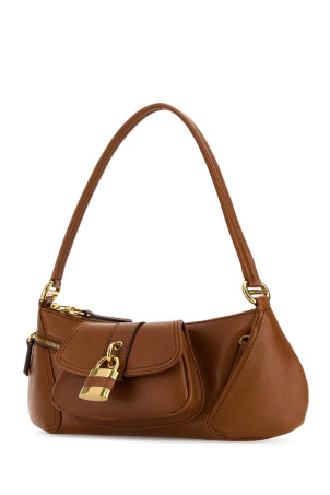 Caramel leather The 99 shoulder bag CHLOE (CHC24AS710N84)