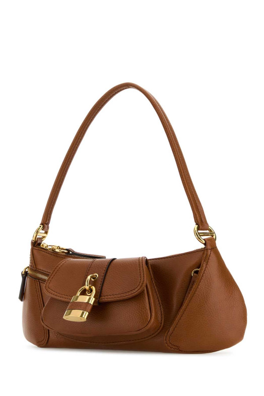 Caramel leather The 99 shoulder bag CHLOE (CHC24AS710N84)