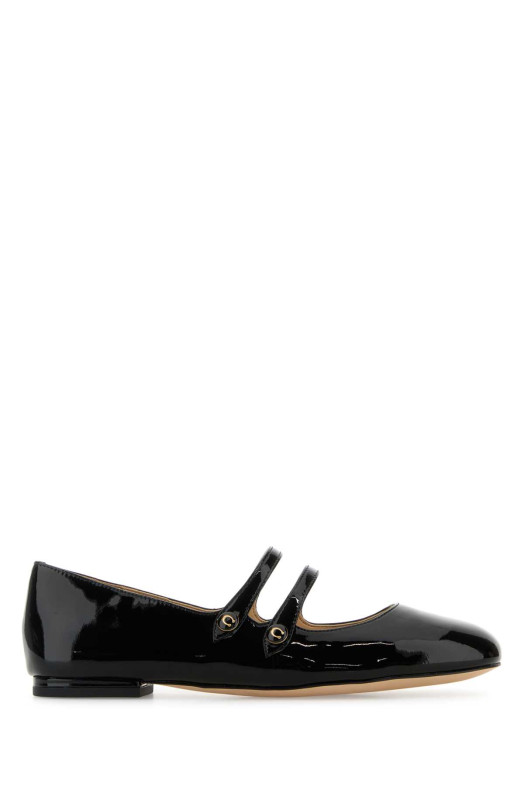 Черные кожаные балетки Winley Черные COACH NEW YORK (CX042)