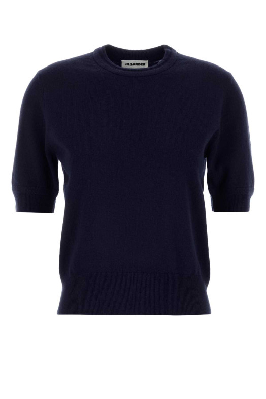 Midnight blue wool sweater JIL SANDER (J01GC0114J14827)
