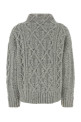Grey wool sweater White JIL SANDER (J40GP0026J14522)