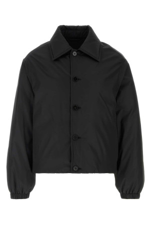 Black polyester padded jacket JIL SANDER (J61AF0002J70207)