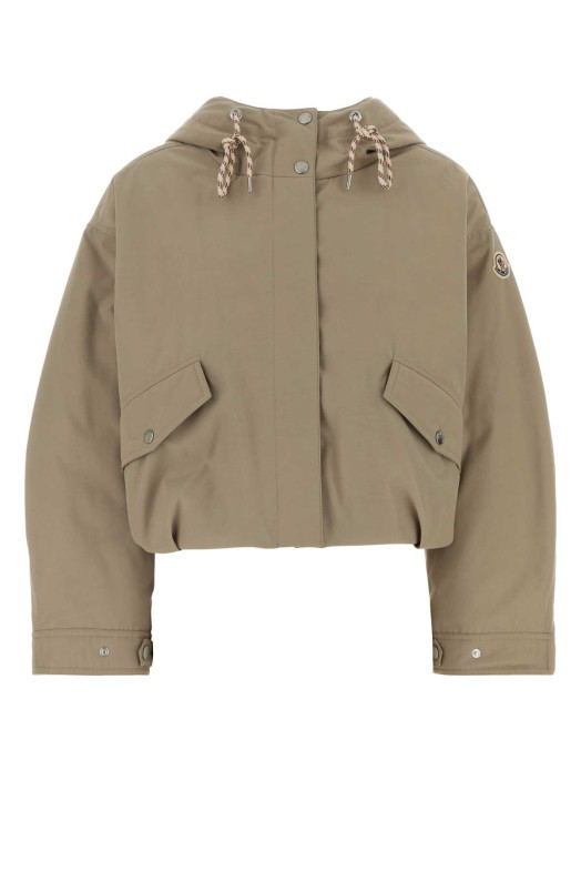 Dove grey polyester blend Eucalyptus down jacket MONCLER (L10931A000185994N)