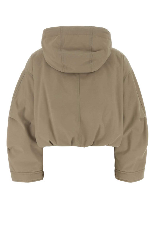 Dove grey polyester blend Eucalyptus down jacket MONCLER (L10931A000185994N)