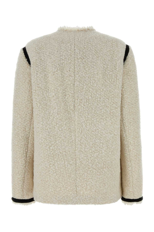 Пальто Maylin из букле цвета слоновой кости ISABEL MARANT (MA0521FAD1E03I)