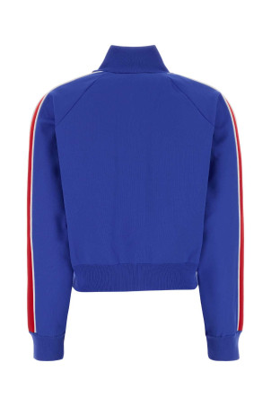 Свитшот из синей нейлоновой смеси MIU MIU (MMF00VSOOO148O)