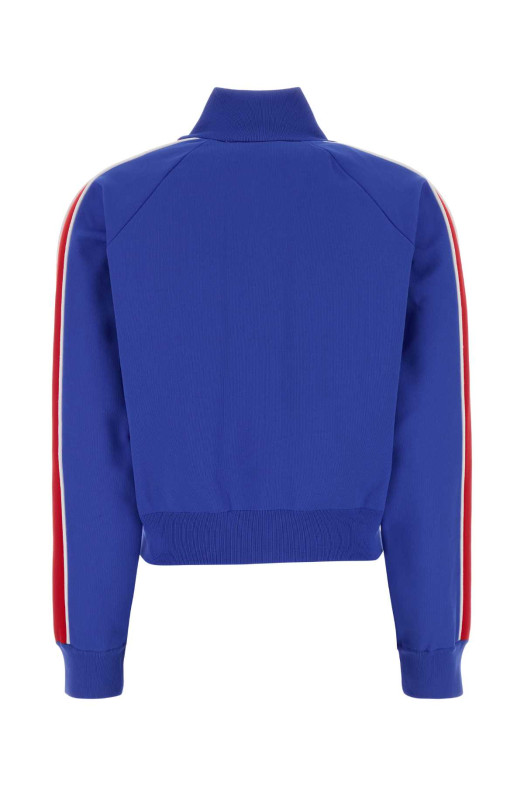 Свитшот из синей нейлоновой смеси MIU MIU (MMF00VSOOO148O)