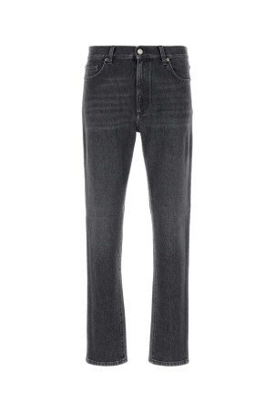 Charcoal stretch denim jeans Blue ZEGNA (RUGIH3A2CITY)