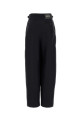 Navy blue wool blend wide-leg pant Black LOEWE (S540Y04XM7)