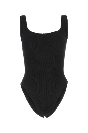 Black stretch nylon swimsuit Black HUNZA G (SQUARENECKSWIM)