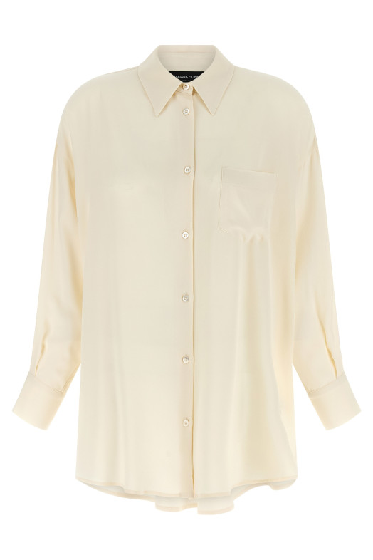 Diamond thread shirt Beige