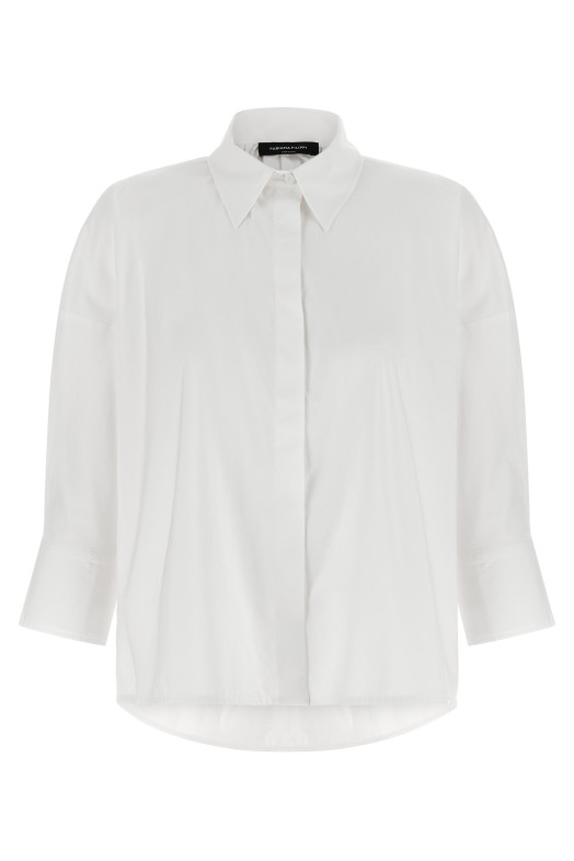 Diamond thread shirt White