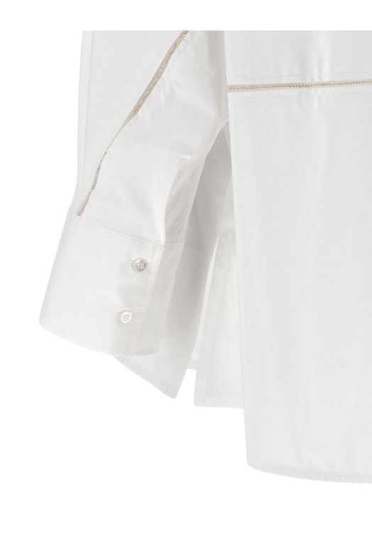 Diamond thread shirt White