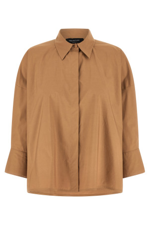 Рубашка с алмазной нитью Коричневая FABIANA FILIPPI CAD266F309L5821268