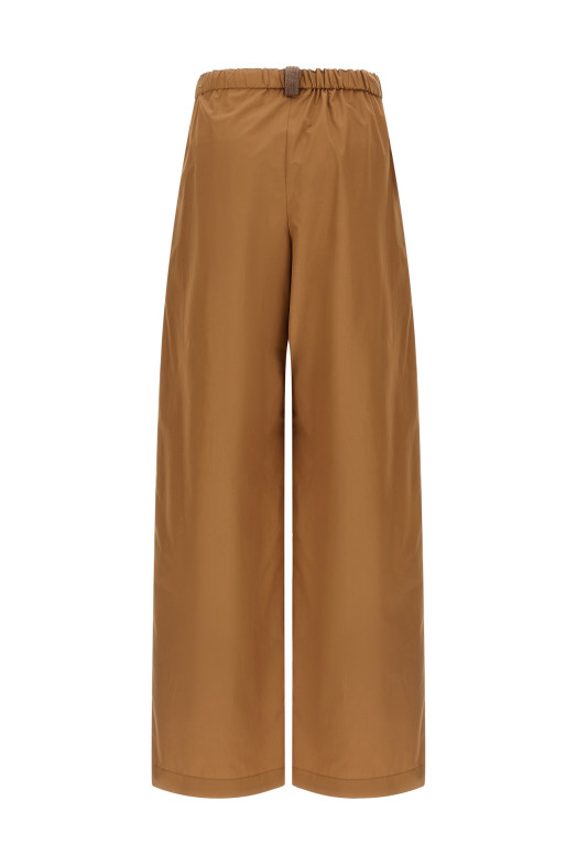 Loose leg pants Brown
