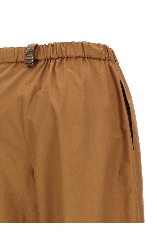 Loose leg pants Brown