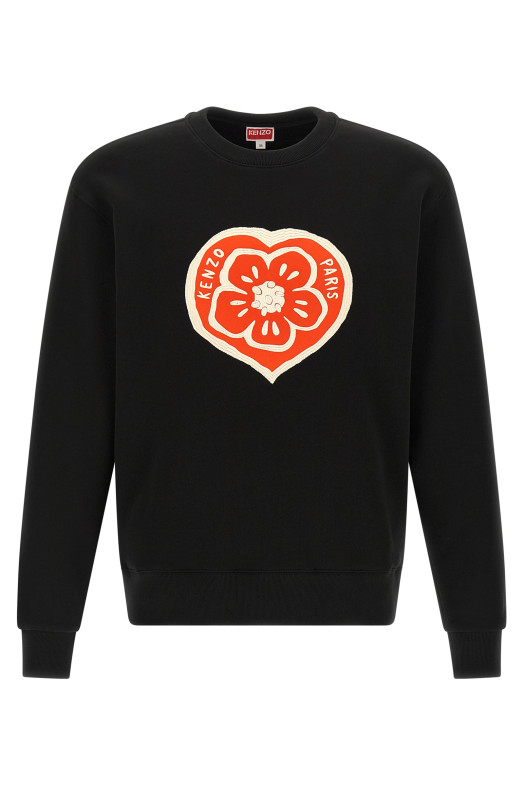Свитшот «KENZO Boke Heart Classic» Черный FG55SW2044MJ99J